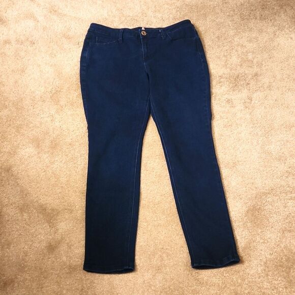 Hydraulic Women's "Nolita" Skinny Ankle Jeans in Dark Wash Size 10P - Picture 1 of 10